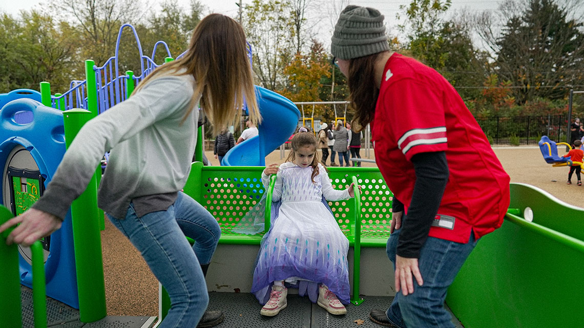 Randolph special needs playground 100 Hometowns