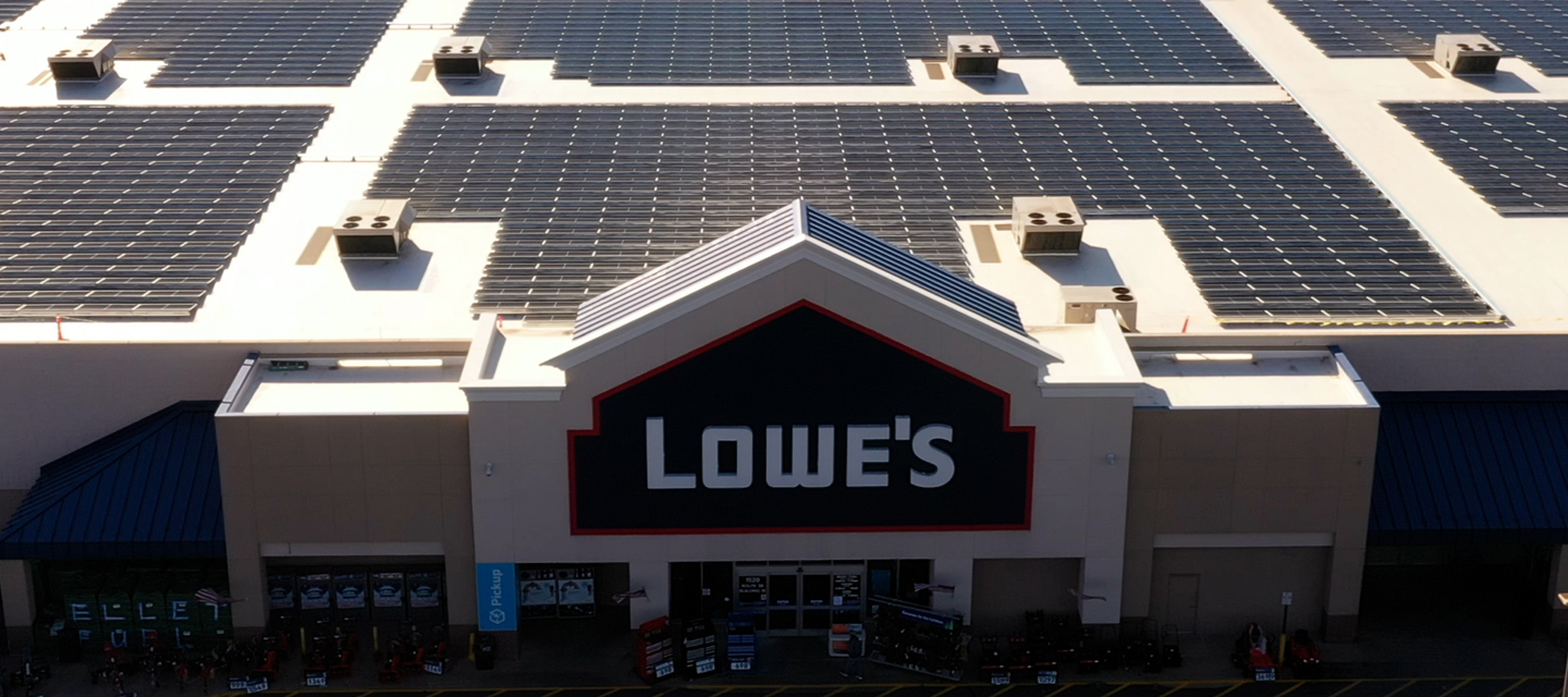 Lowe's Store with Solar Panels