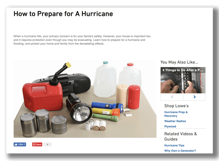 How to prep for hurricane