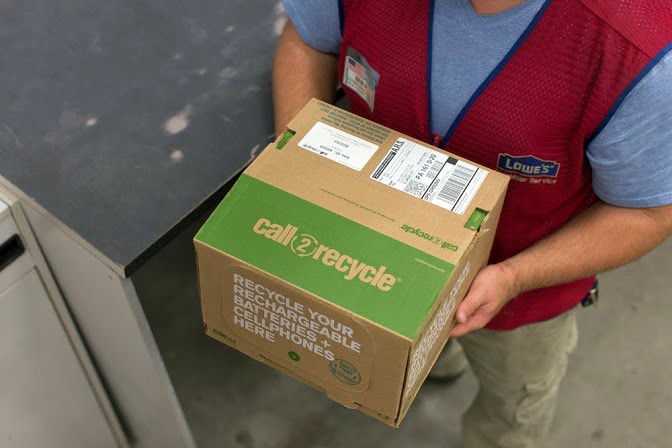 Recycling battery box